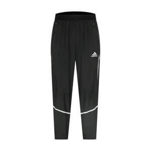 ADIDAS PERFORMANCE Sportovní kalhoty 'Adizero'  černá / šedá