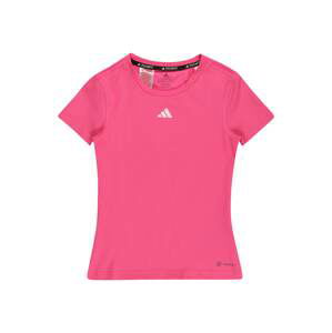 ADIDAS SPORTSWEAR Funkční tričko  šedá / pink / bílá