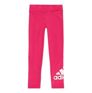 ADIDAS SPORTSWEAR Sportovní kalhoty 'Designed 2 Move'  magenta / bílá