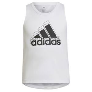 ADIDAS SPORTSWEAR Sportovní top  černá / bílá