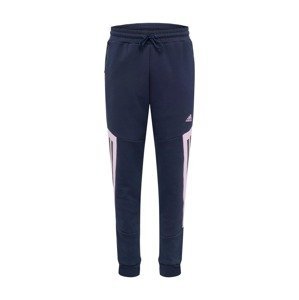 ADIDAS SPORTSWEAR Sportovní kalhoty  námořnická modř / růžová