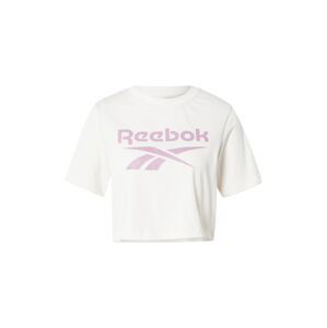 Reebok Sport Tričko  šeříková / bílá