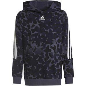 ADIDAS SPORTSWEAR Sportovní mikina  šedá / černá / bílá