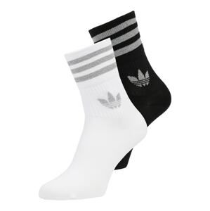 ADIDAS ORIGINALS Ponožky  šedá / černá / bílá