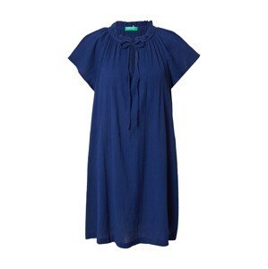 UNITED COLORS OF BENETTON Košilové šaty  tmavě modrá