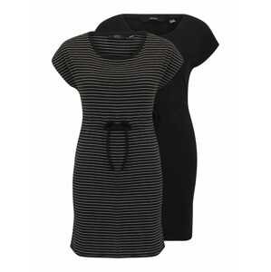 Vero Moda Petite Šaty 'APRIL'  černá / bílá