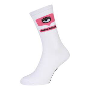 Chiara Ferragni Ponožky 'CALZINI'  bílá / pink / černá / opálová