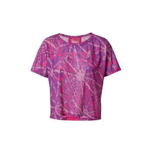 ASICS Funkční tričko 'SAKURA'  modrá / pink / bílá / stříbrně šedá
