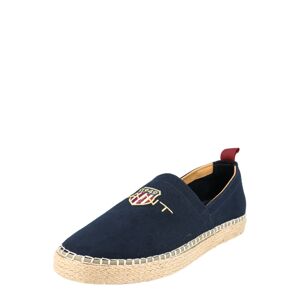 GANT Espadrilky 'Frezno'  marine modrá / zlatá / karmínově červené / bílá