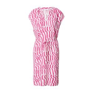 s.Oliver BLACK LABEL Košilové šaty  pink / bílá / světle růžová