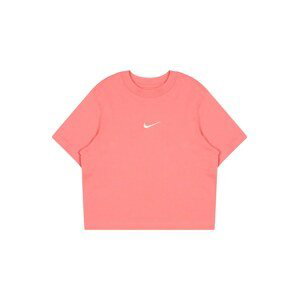 Nike Sportswear Tričko  pink / bílá