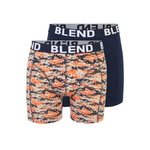 BLEND Boxerky  béžová / námořnická modř / meruňková / bílá