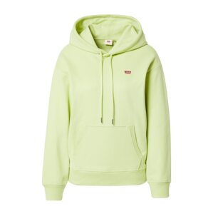 LEVI'S Mikina 'STANDARD HOODIE GREENS'  kiwi / červená