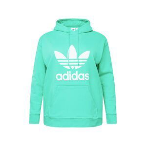 ADIDAS ORIGINALS Mikina  nefritová / bílá