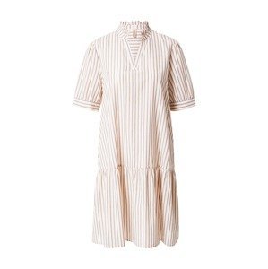 Soyaconcept Košilové šaty 'CAREN'  světle hnědá / tmavě šedá / pastelově růžová