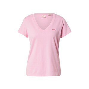 LEVI'S Tričko 'PERFECT VNECK REDS'  světle růžová / červená / bílá