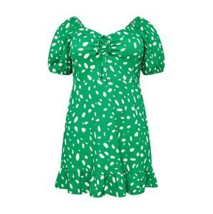 Dorothy Perkins Curve Šaty  zelená / bílá