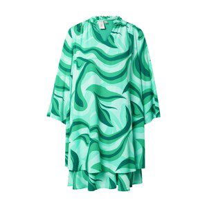 Y.A.S Košilové šaty 'SWIRL'  jedle / trávově zelená / světle zelená