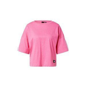 ADIDAS SPORTSWEAR Funkční tričko  pink / černá / bílá
