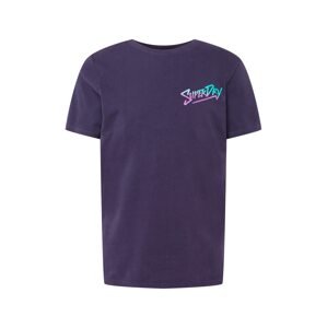 Superdry Tričko 'Cali'  marine modrá / světlemodrá / pink