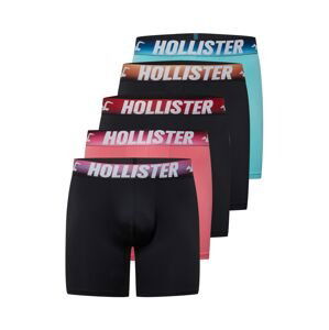 HOLLISTER Boxerky  tyrkysová / pink / červená / černá / bílá