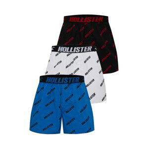 HOLLISTER Boxerky  královská modrá / ohnivá červená / černá / bílá