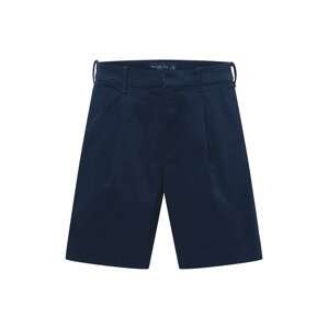 Abercrombie & Fitch Kalhoty se sklady v pase  námořnická modř