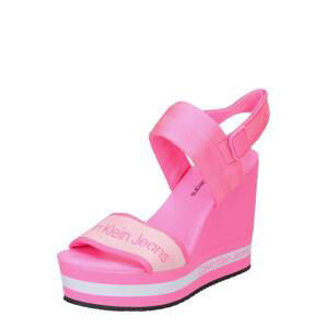 Calvin Klein Jeans Páskové sandály  pink / růžová