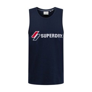 Superdry Tričko  marine modrá / červená / bílá