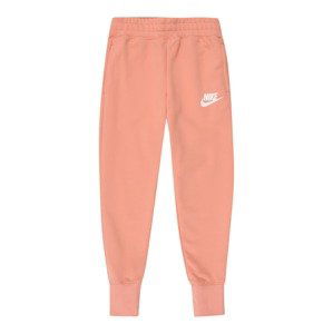 Nike Sportswear Kalhoty  korálová / bílá