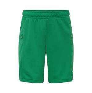 PUMA Sportovní kalhoty  zelená / bílá