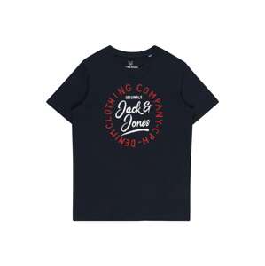 Jack & Jones Junior Tričko 'SIMON'  námořnická modř / červená / bílá