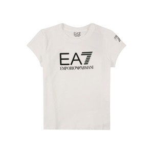 EA7 Emporio Armani Tričko  bílá / černá