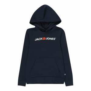 Jack & Jones Junior Mikina  námořnická modř / červená / bílá