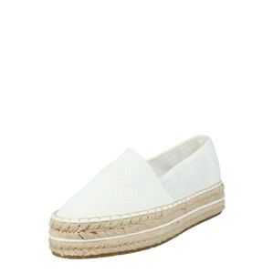 TOMMY HILFIGER Espadrilky  béžová / přírodní bílá