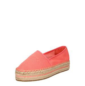 TOMMY HILFIGER Espadrilky  starobéžová / korálová