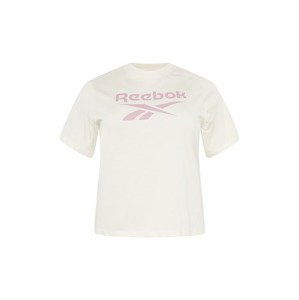 Reebok Sport Funkční tričko  krémová / fialová