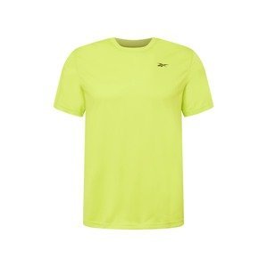 Reebok Sport Funkční tričko  limone / černá