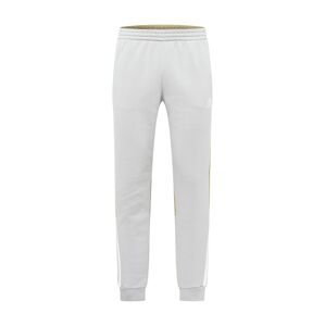 ADIDAS SPORTSWEAR Sportovní kalhoty  šedý melír / khaki / bílá