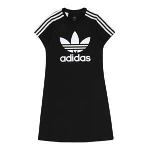 ADIDAS ORIGINALS Šaty  černá / bílá