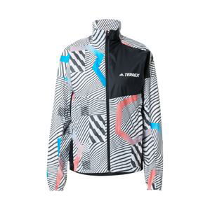 ADIDAS TERREX Outdoorová bunda  azurová / světle červená / černá / bílá