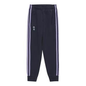 ADIDAS PERFORMANCE Sportovní kalhoty 'REAL'  námořnická modř / světle fialová