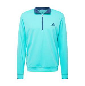 ADIDAS GOLF Sportovní mikina  marine modrá / tyrkysová