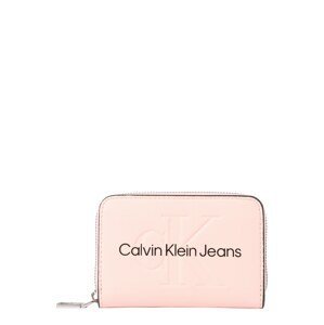 Calvin Klein Jeans Peněženka  světle růžová / černá
