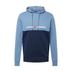 JACK & JONES Mikina  námořnická modř / kouřově modrá / červená / bílá