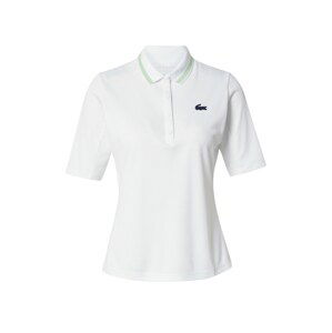 Lacoste Sport Funkční tričko  bílá / světle zelená