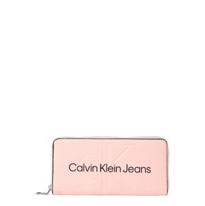 Calvin Klein Jeans Peněženka  růžová / černá