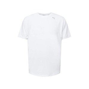 PUMA Funkční tričko  bílá / šedá