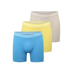 Calvin Klein Underwear Boxerky  béžová / modrá / žlutá