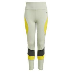 ADIDAS SPORTSWEAR Sportovní kalhoty  žlutá / světle zelená / černá